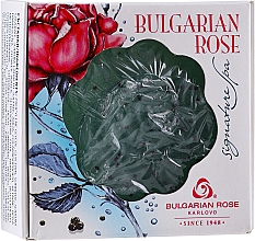 Mydło glicerynowe w kostce, niebieskie - Bulgarian Rose Signature Spa Soap Blue — Zdjęcie N1