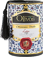 Kup 100% naturalne mydła oliwkowe w ozdobnej puszce Lotos - Olivos Perfumes Ottaman Bath Lotus (soap 2 x 100 g)