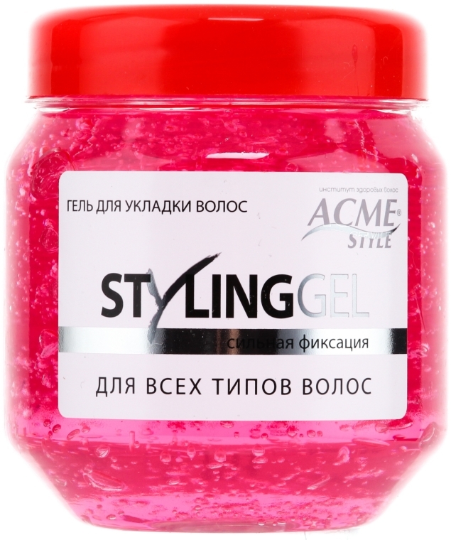 Żel do włosów mocno utrwalający - Acme Color Styling Gel Strong Hold 3 — Zdjęcie N3