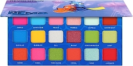 Paletka cieni do powiek - Makeup Revolution Disney & Pixar’s Finding Nemo-Inspired Shadow Palette — Zdjęcie N1
