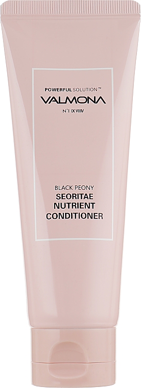 Odżywka do włosów z ekstraktem z czarnej fasoli - Valmona Powerful Solution Black Peony Seoritae Nutrient Conditioner — Zdjęcie N1