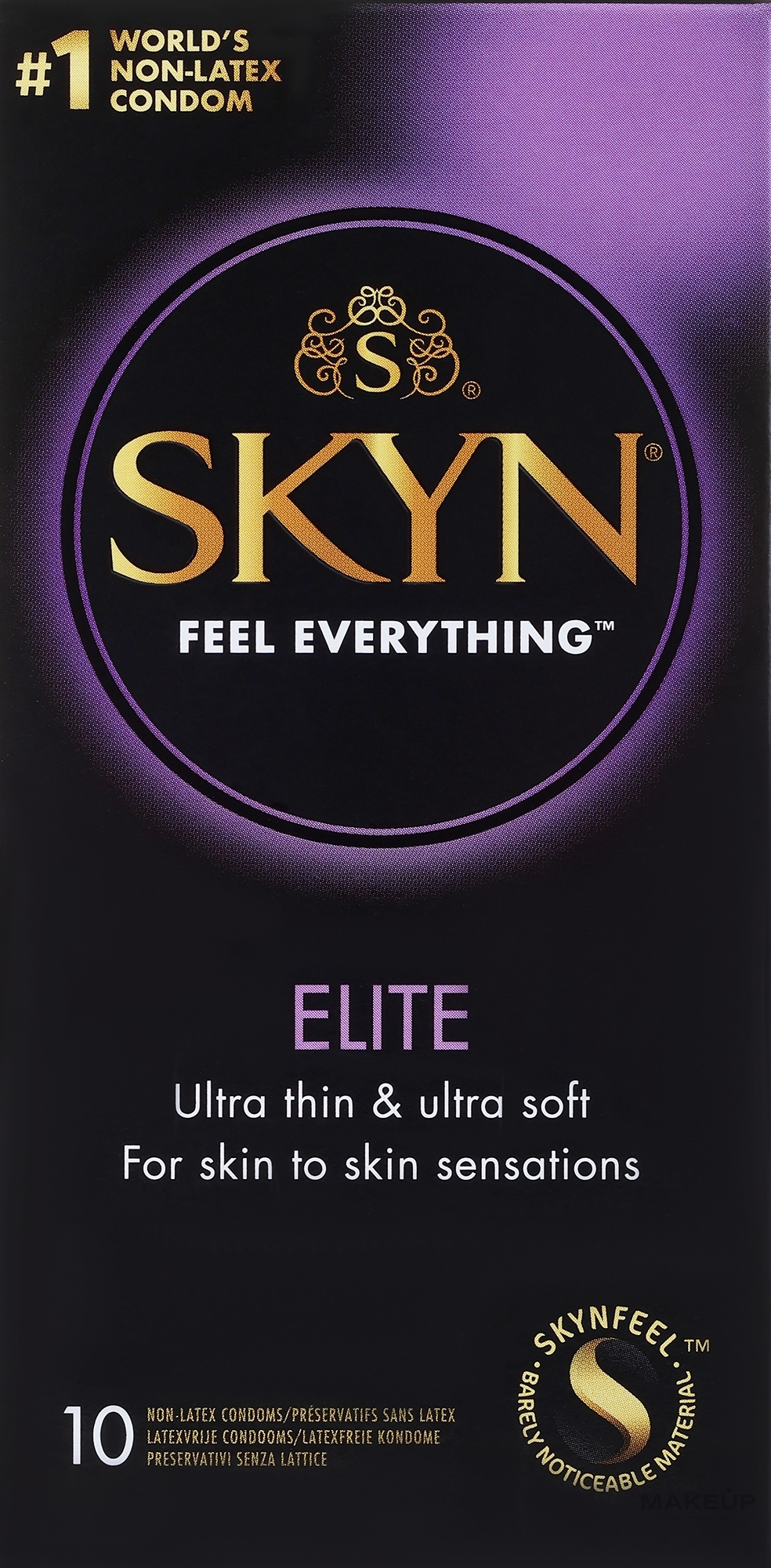 Prezerwatywy bez lateksu, 10 szt. - Unimil Skyn ??Feel Everything Elite — Zdjęcie 10 szt.