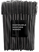 Jednorazowe szczoteczki do rzęs brwi, 50 szt. - Nanolash Disposable Mascara Wands — Zdjęcie N1