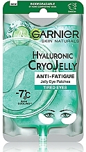 Hialuronowe płatki pod oczy - Garnier Skin Active Hyaluronic Cryo Jelly Eye Patches — Zdjęcie N1