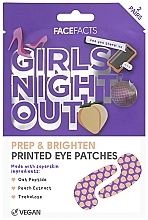 Rozjaśniające płatki pod oczy - Face Facts Girls Night Out Brightening Eye Patches — Zdjęcie N1