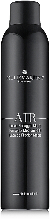 Lakier do włosów o średnim stopniu utrwalenia - Philip Martin's Hairspray Medium Hold Black — Zdjęcie N1