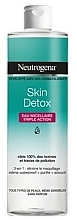 Woda micelarna - Neutrogena Skin Detox EAU Micellaire Triple Action  — Zdjęcie N1