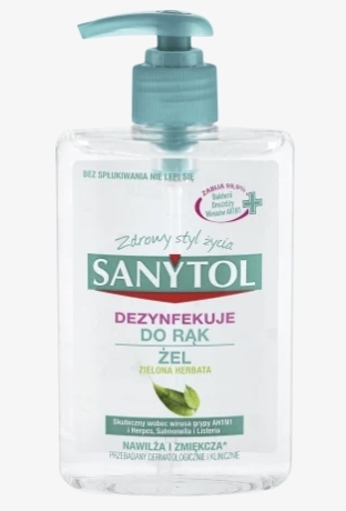 Dezynfekujący żel do rąk - Sanytol Disinfectant Hand Gel — Zdjęcie 250 ml