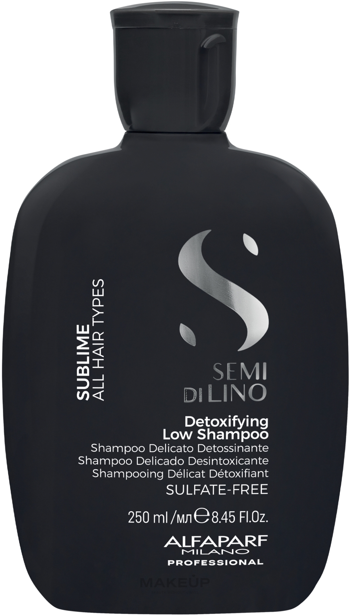 Szampon do wszystkich rodzajów włosów - Alfaparf Semi Di Lino Sublime Detoxifying Low Shampoo — Zdjęcie 250 ml