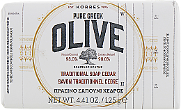 Kup Mydło w kostce z oliwą i cedrem - Korres Pure Greek Olive Green Soap Cedar