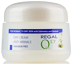 Antyoksydacyjny krem ​​przeciwzmarszczkowy do twarzy na dzień - Regal Q10 Antioxidant Day Cream Against Wrinkle — Zdjęcie N2