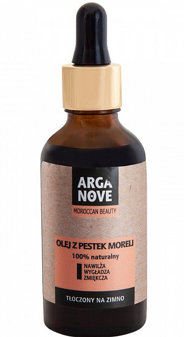 Nierafinowany olej z pestek moreli - Arganove Maroccan Beauty Unrefined Apricot Kernel Oil — Zdjęcie N1