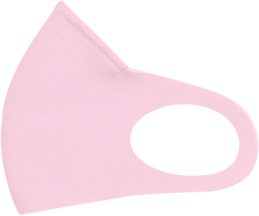 Maska ochronna na twarz, pudrowo różowa, rozmiar M - MAKEUP — Zdjęcie N2