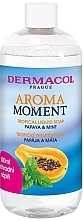 Kup Mydło w płynie Papaja i mięta - Dermacol Aroma Moment Tropical Liquid Soap (uzupełnienie)