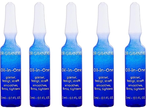 Luksusowe ampułki dla skóry dojrzałej z retinolem i olejem mastyksowym - Dr. Grandel Oil-in-One Ampulle — Zdjęcie N1