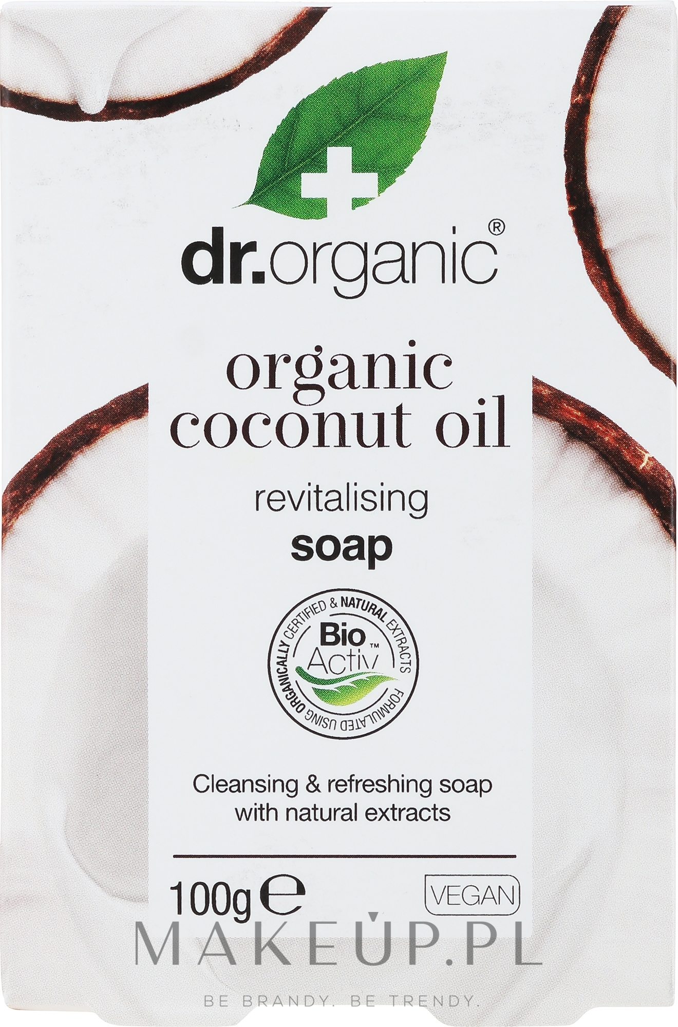 Mydło z olejem kokosowym - Dr Organic Bioactive Skincare Organic Virgin Coconut Oil Soap — Zdjęcie 100 g