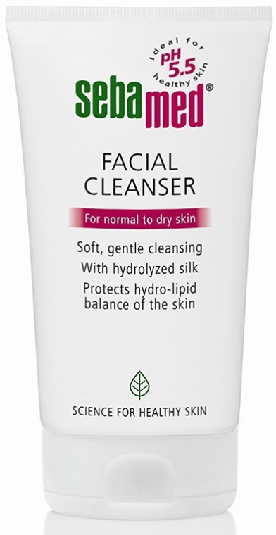 Żel myjący do skóry normalnej i suchej - Sebamed Facial Cleanser For Normal & Dry Skin