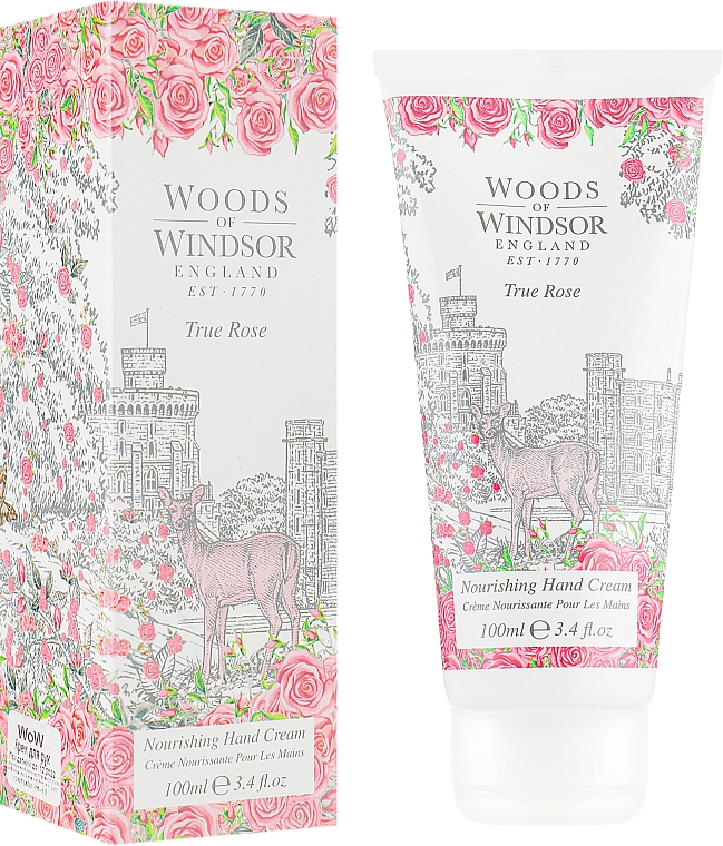 Odżywczy krem do rąk - Woods of Windsor True Rose Hand Cream — Zdjęcie N1