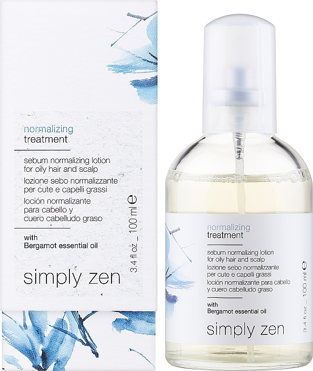 Kuracja normalizująca do tłustej skóry głowy i włosów - Z. One Concept Simply Zen Normalizing Treatment — Zdjęcie N2