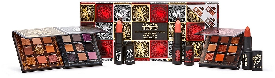 Zestaw, 6 produktów - Makeup Revolution X Game of Thrones When You Play The Game Of Thrones You Win Or Die — Zdjęcie N1