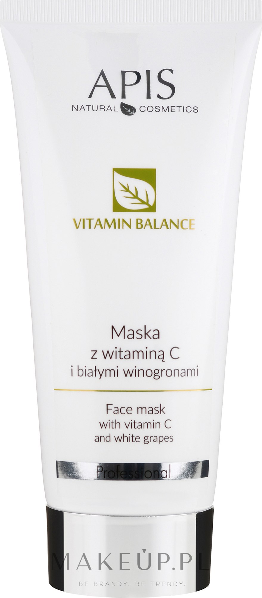 Maska z witaminą C i białymi winogronami - APIS Professional Vitamin Balance — Zdjęcie 200 ml