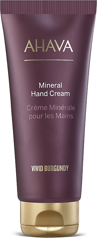 Krem do rąk - Ahava Vivid Burgundy Mineral Hand Cream — Zdjęcie N1