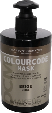 Maska do włosów farbowanych - DCM Colourcode Mask — Zdjęcie Beige