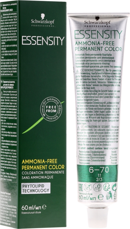 Farba do włosów - Schwarzkopf Professional Essensity Permanent Colour