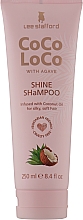 Nawilżający szampon do włosów - Lee Stafford Coco Loco Shine Shampoo with Coconut Oil — Zdjęcie N3