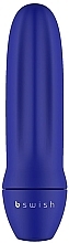 Klasyczny mini wibrator, niebieski - B Swish Bmine Basic Bullet Vibrator Reflex Blue — Zdjęcie N1