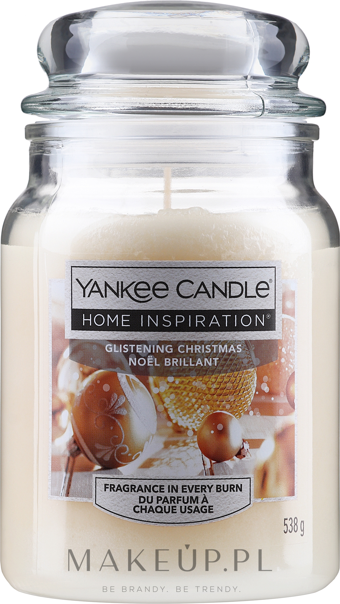 Świeca zapachowa w słoiku - Yankee Candle Home Inspiration Glistening Christmas — Zdjęcie 538 g