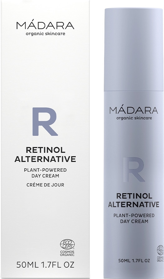 Nawilżający krem do twarzy na dzień - Madara Cosmetics Retinol Alternative Plant-Powered Day Cream — Zdjęcie 50 ml