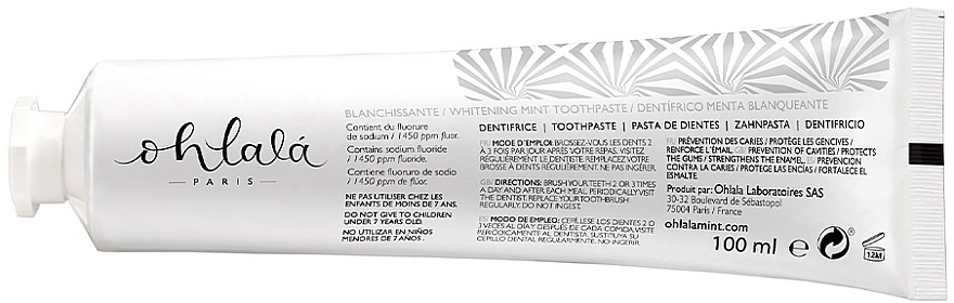 Wybielająca pasta do zębów - Ohlala Whitening Mint Toothpaste — Zdjęcie N2