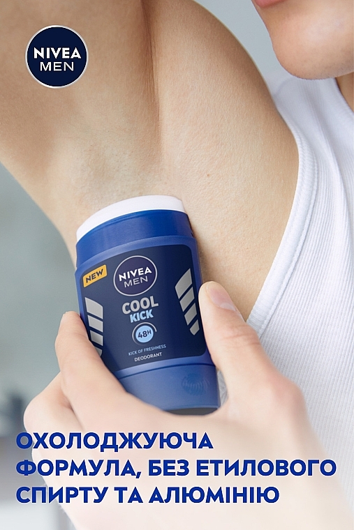 Antyperspirant w sztyfcie - NIVEA Cool Kick Deodorant — Zdjęcie N5