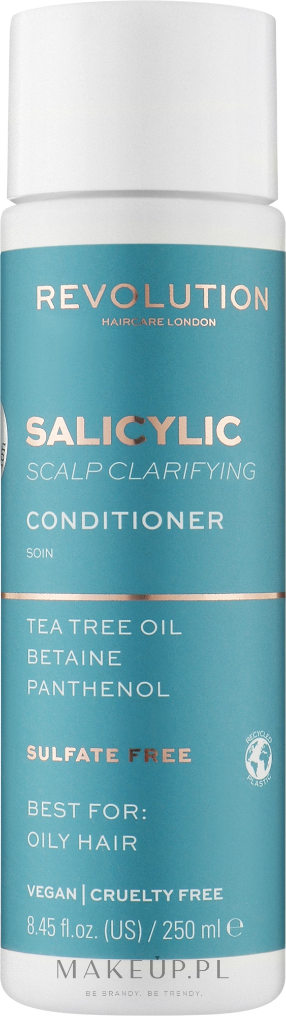 Odżywka do włosów przetłuszczających się z kwasem salicylowym - Makeup Revolution Salicylic Acid Clarifying Conditioner — Zdjęcie 250 ml