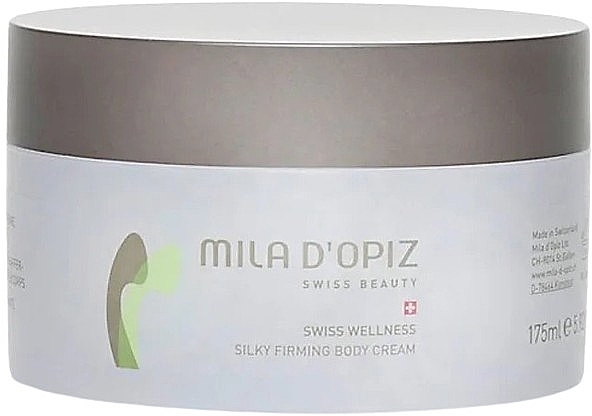 Ujędrniający krem do ciała - Mila D’Opiz Swiss Wellness Silky Firming Body Cream — Zdjęcie N1