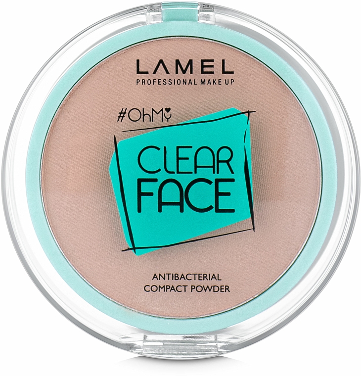 Kompaktowy puder antybakteryjny do twarzy - LAMEL Make Up Clear Face Oh My Compact Powder — Zdjęcie N2