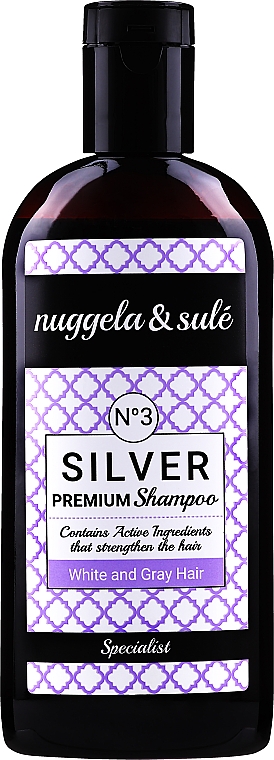 Szampon do włosów siwych i rozjaśnianych - Nuggela & Sule Premium Silver Nº3 Shampoo — Zdjęcie N1
