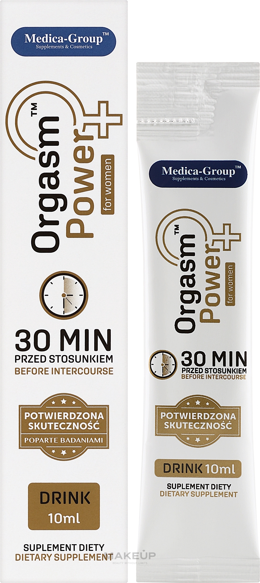 Suplement diety dla kobiet wspomagający libido - Medica-Group Orgasm Power for Women Drink — Zdjęcie 10 ml