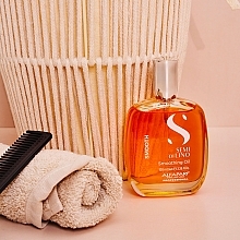 Wygładzający olejek do włosów - Alfaparf Semi di Lino Smooth Oil — Zdjęcie N5