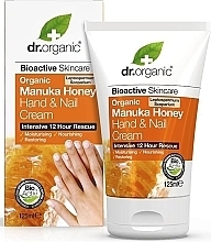 Kup PRZECENA! Krem do rąk i paznokci z miodem Manuka - Dr Organic Bioactive Skincare Manuka Honey Hand & Nail Cream *
