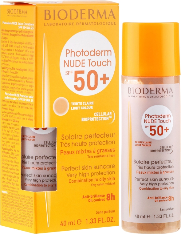 Bioderma Photoderm Nude Touch Perfect Skin Suncare Ochronny Podklad Mineralny Z Efektem Nude Spf 50 Odcien Jasny Makeup Pl