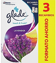 Kup Zapas do automatycznego odświeżacza powietrza, 3 szt. - Air Freshener Glade Lavanda