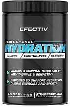Kompleks witamin i minerałów z truskawek i kiwi dla równowagi wodnej - Efectiv Nutrition Performance Hydration Strawberry Kiwi — Zdjęcie N1