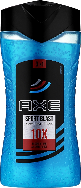 Szampon i żel pod prysznic 3 w 1 dla mężczyzn - Axe Sport Blast Re-energising Body Wash 3in1 — Zdjęcie N1