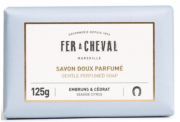 Mydło marsylijskie Nadmorskie cytrusy - Fer A Cheval Gentle Perfumed Soap Seaside Citrus — Zdjęcie N1
