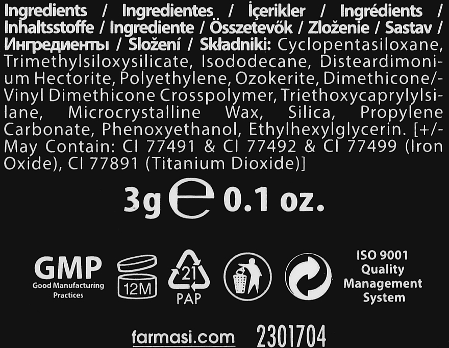 Primer do powiek - Farmasi Eye Primer — Zdjęcie N4