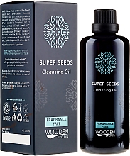 Kup Nawilżający olejek do mycia twarzy - Wooden Spoon Super Seeds Fragrance Free Cleansing Oil