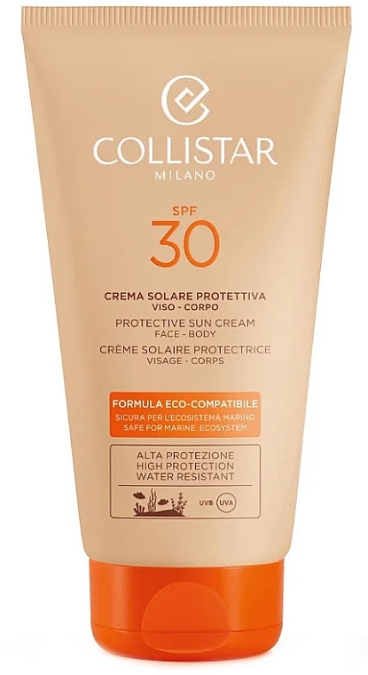 Ochronny filtr przeciwsłoneczny - Collistar Eco-Compatible Protection Sun Cream SPF30 — Zdjęcie N1