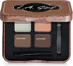 Zestaw do brwi - L.A. Girl Inspiring Brow Kit — Zdjęcie N1